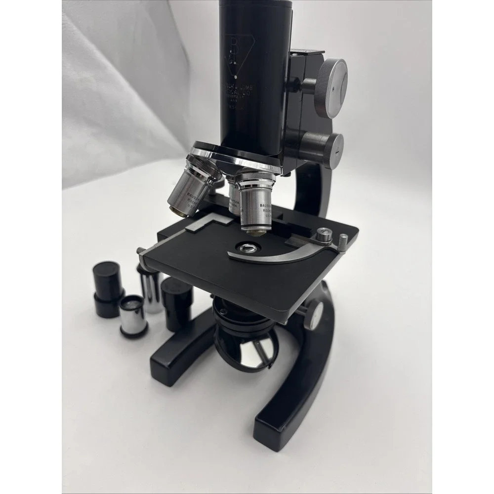Bausch & Lomb WM5608 Microscope Monocular Vintage Lab Equipment USA